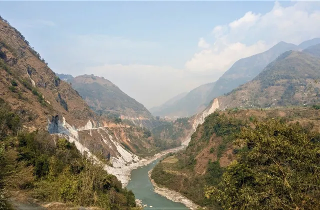 Kaligandaki River gorge in Nepal
